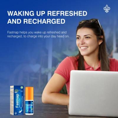 refreshed and recharged mornings with Fastnap Melatonin Oral spray