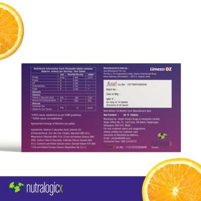 Limezo-DZ with vitamin C, D and Zinc