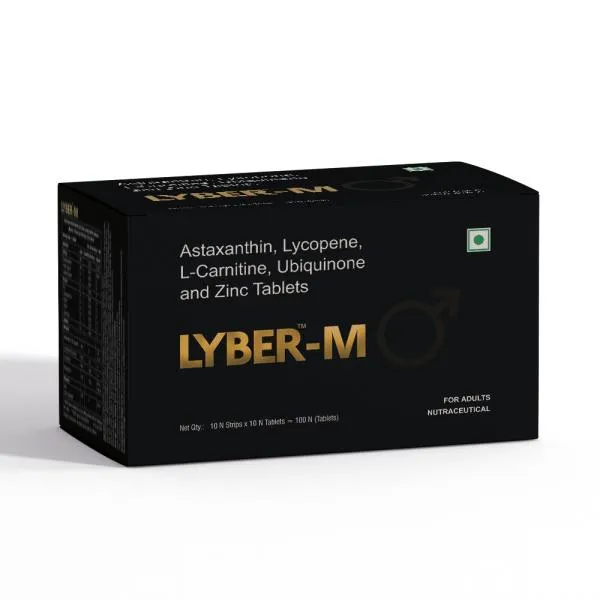 LYBER – M for increasing male fertility, boosts tesosterone and improves sperm quality