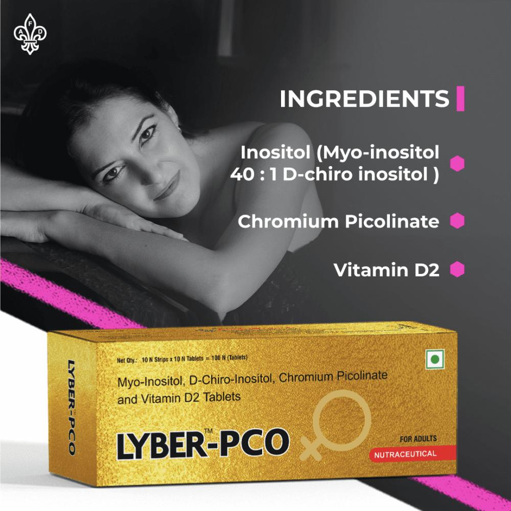 Lyber PCO | ingredients for PCOS management