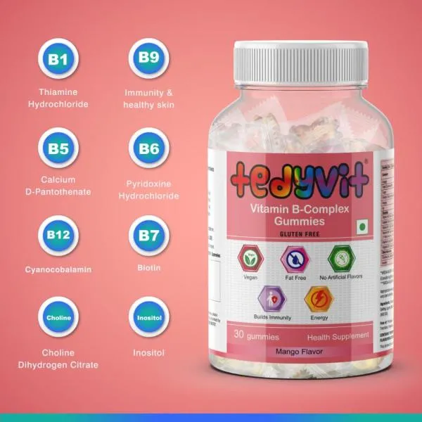 Tedyvit Vitamin B Complex Gummies ingredients